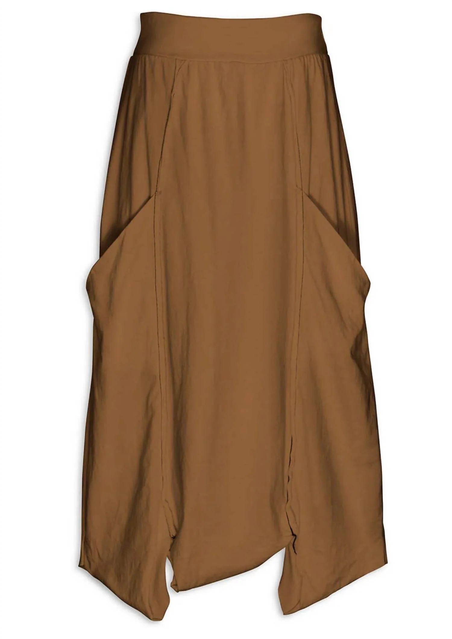 Turn Skirt In Camel