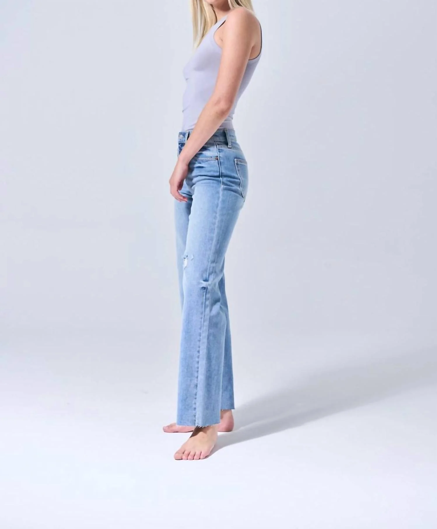 All-Star Mid-Rise Straight Leg Jeans In Medium Vintage