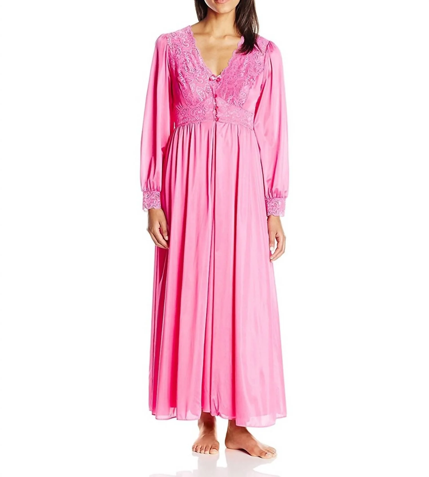 Silhouette 54 Long Sleeve Long Coat In Flamingo Pink