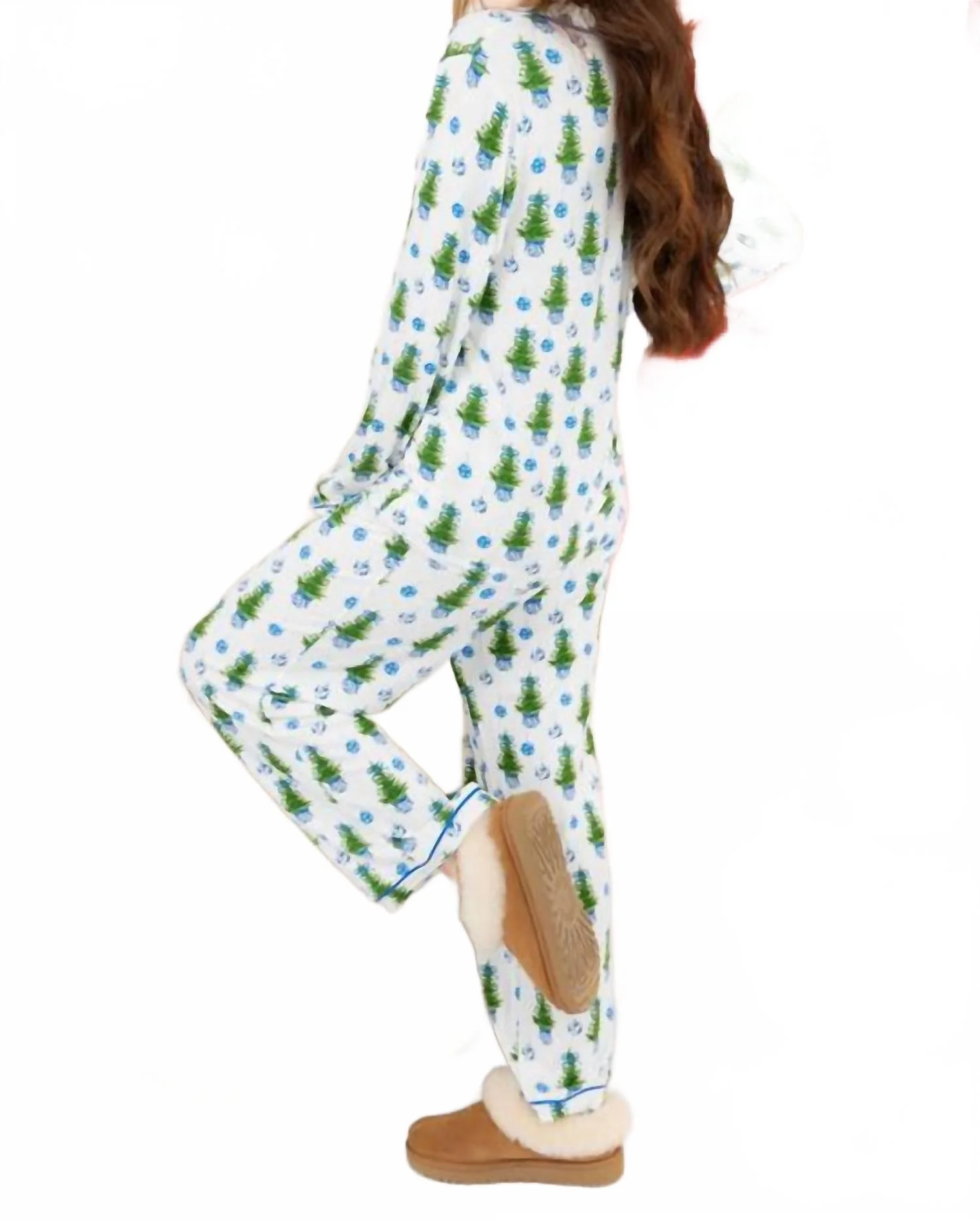 Fancy & Festive Pajama Set In Multi
