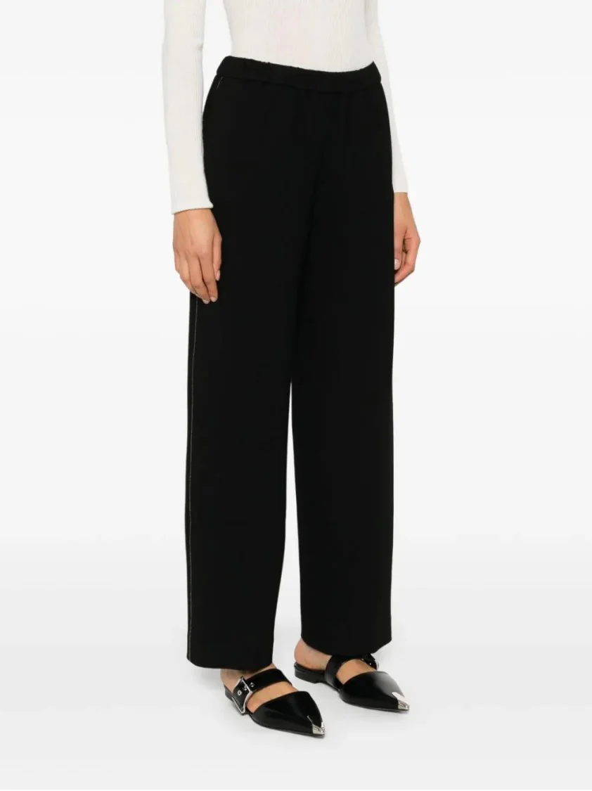Relaxed Fit Wide Leg Pants