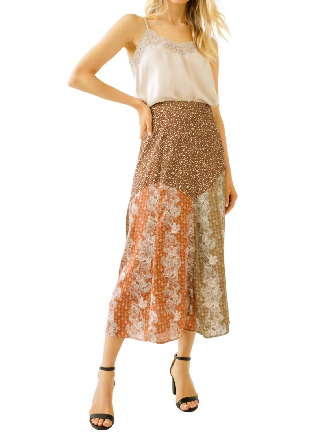 Jenni Prairie Skirt In Multicolor