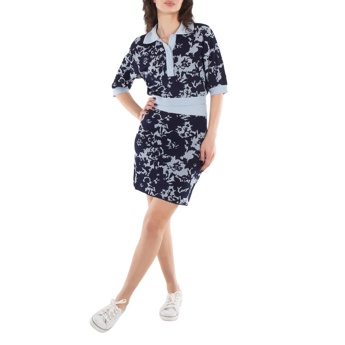 Kenzo All-Over Flower Camo Skirt