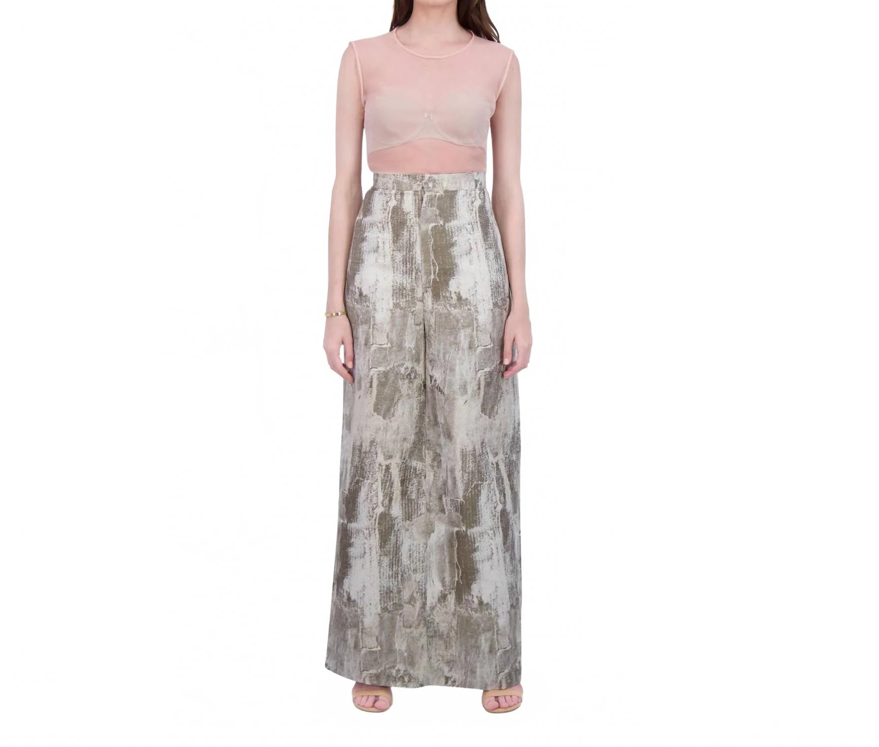 Boundless Pant-Skirt In Swirling Sand