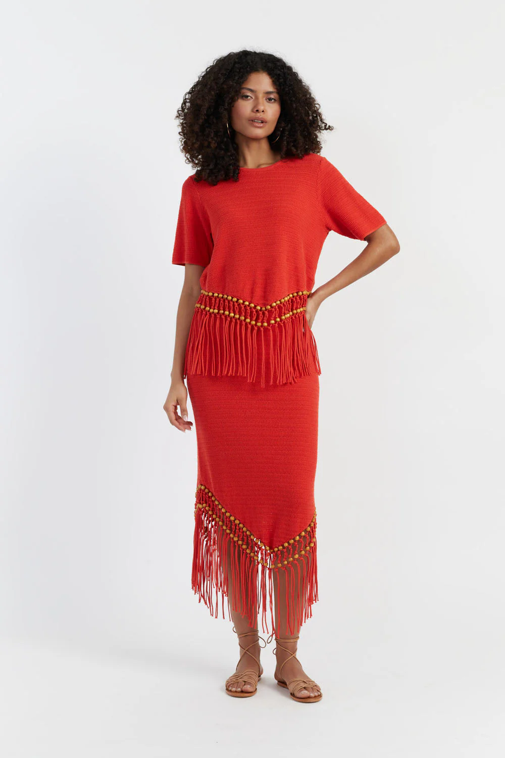 Terracotta Laura Whitmore Beaded Skirt