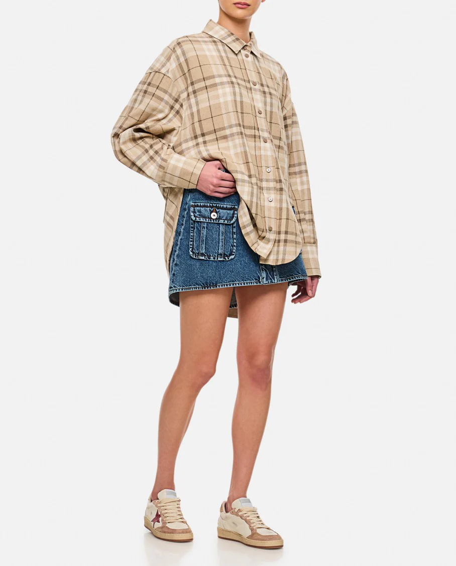 Patch Pocket Mini Skirt