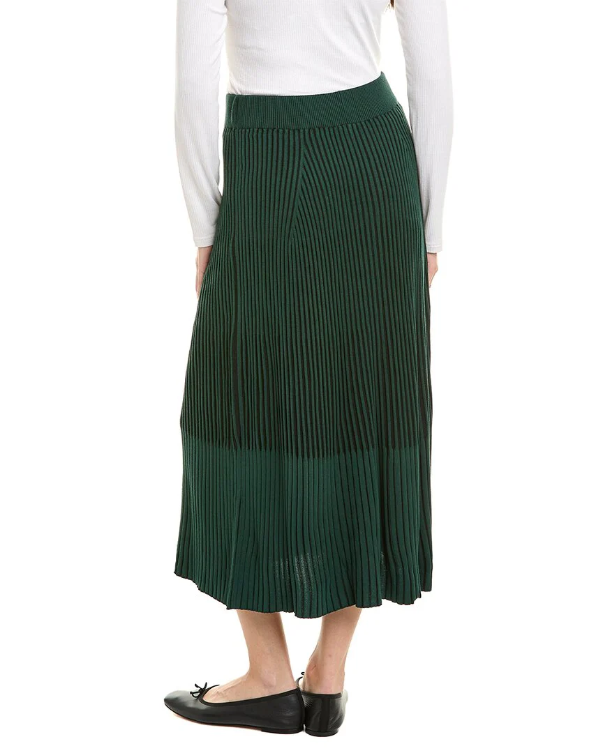 Lafayette 148 New York Mixed Rib Pull On Knit Skirt