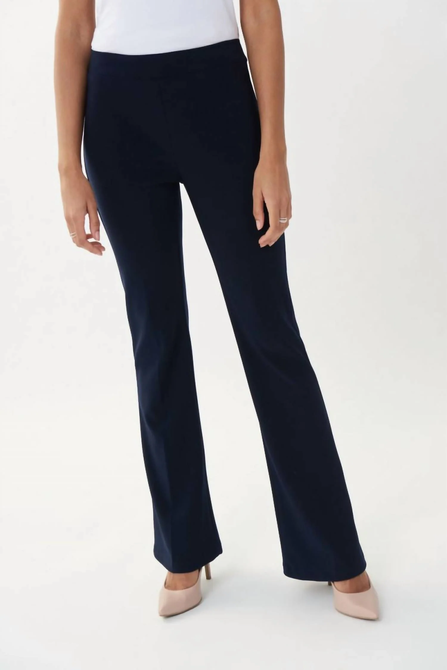 Classic Flared Pant In Midnight Blue
