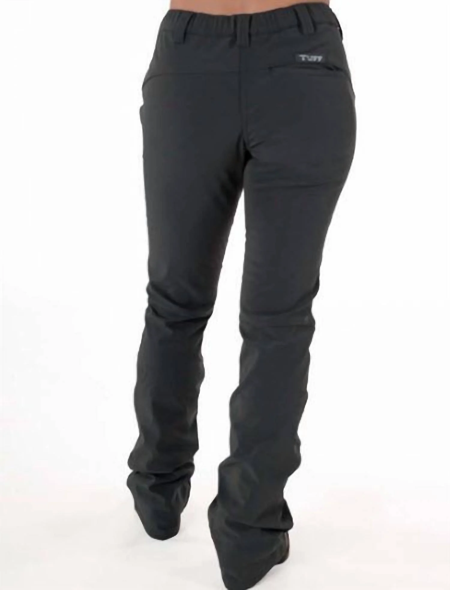 Women's Work Hard Play Hard Pants In Charcoal