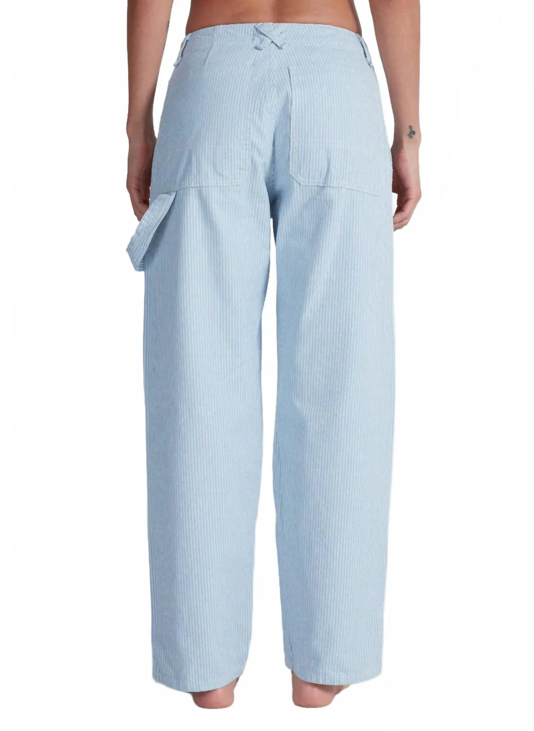 Carpenter Pants In Blue Stripe