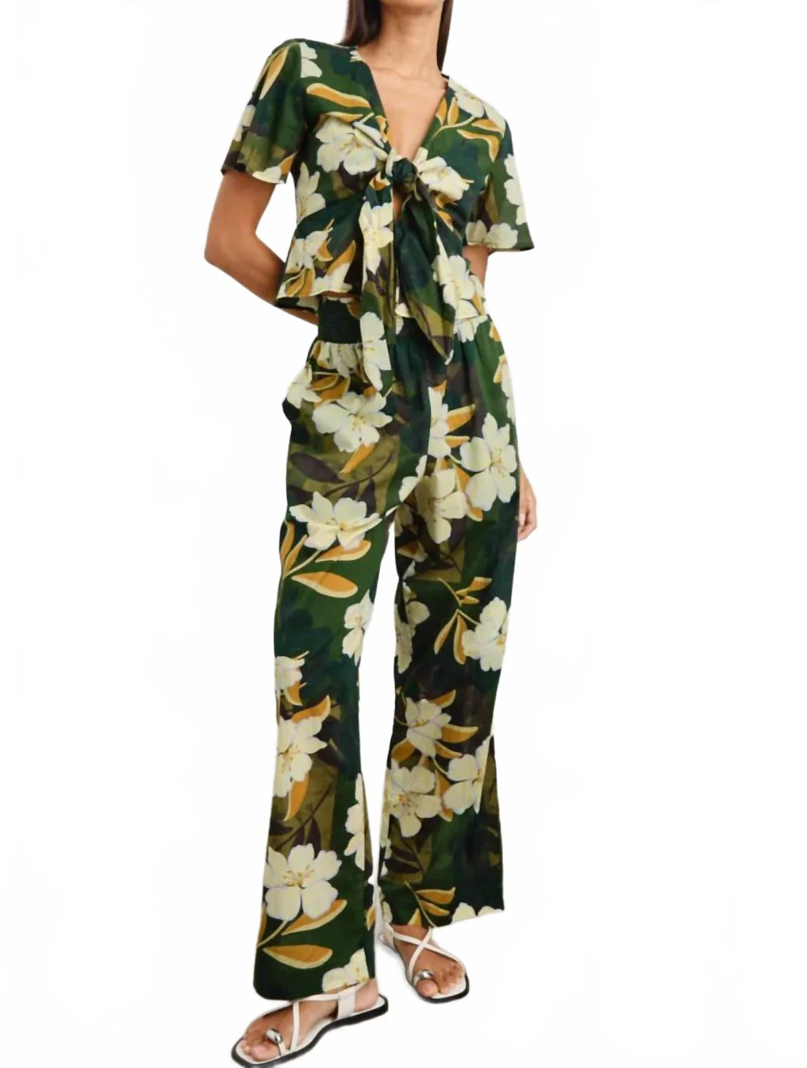 Brendon Pants In Plumerias