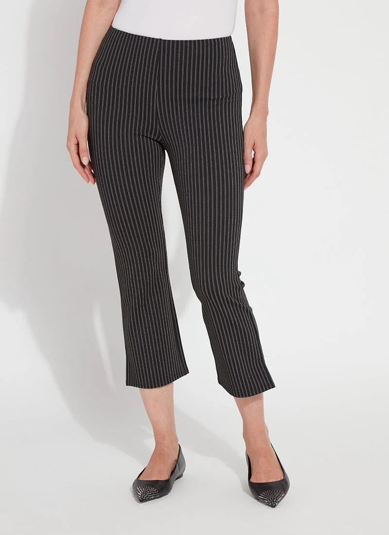 Patterned Crop Kick Flare  (24 Inseam)