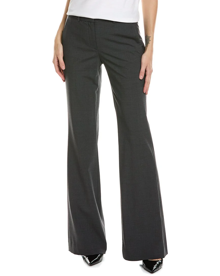 Theory Wool-Blend Demitria Pant