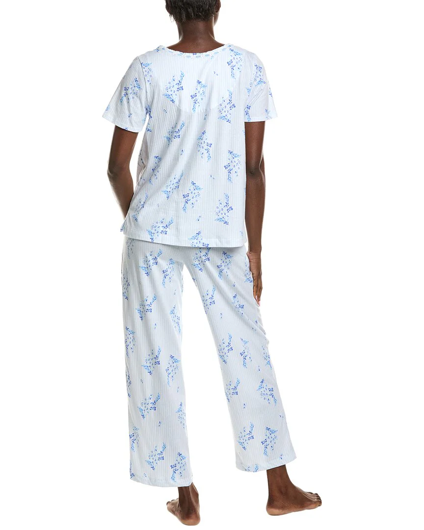 Carole Hochman 2pc Long Pajama Set