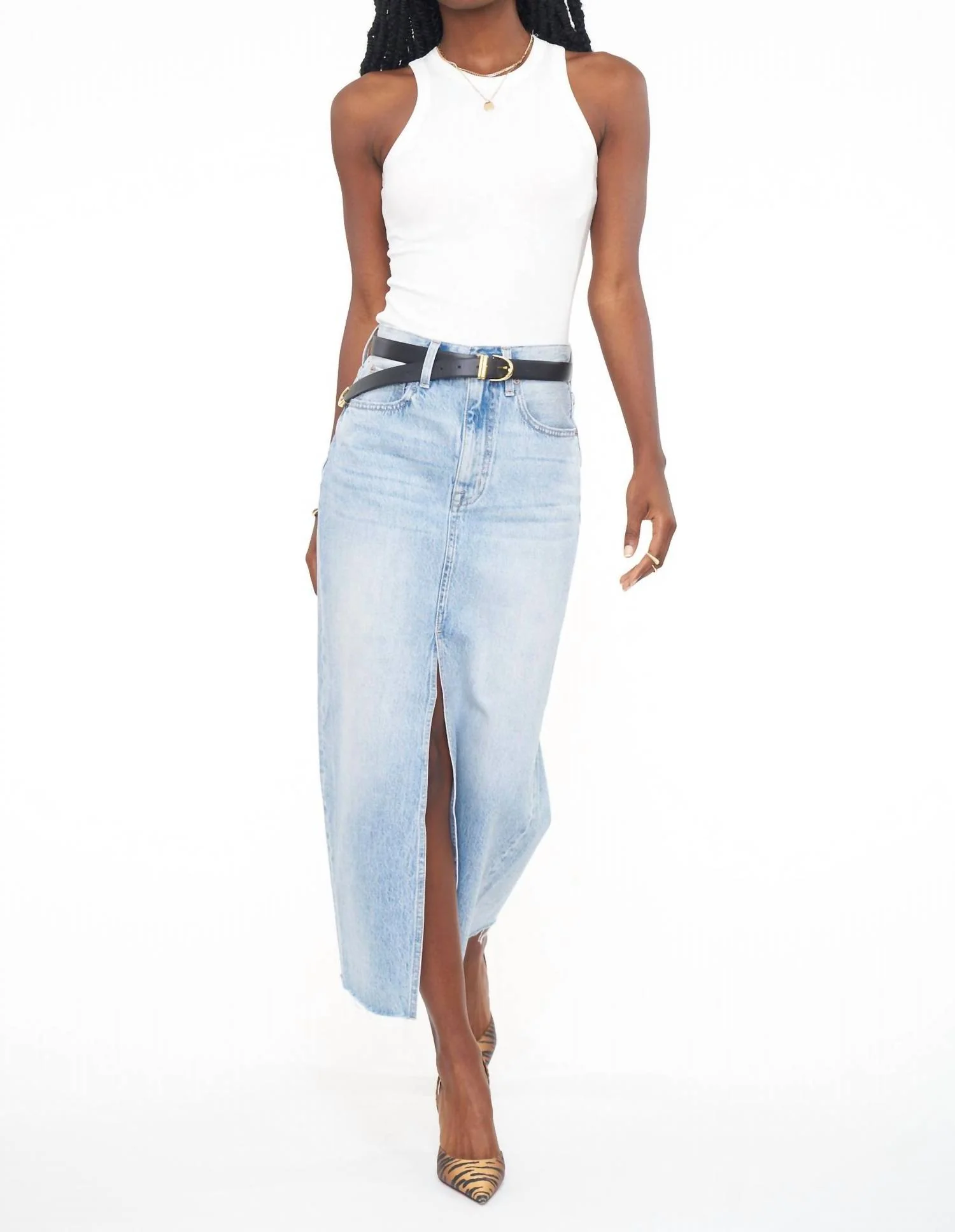 Alice Midi Skirt In Brooklyn