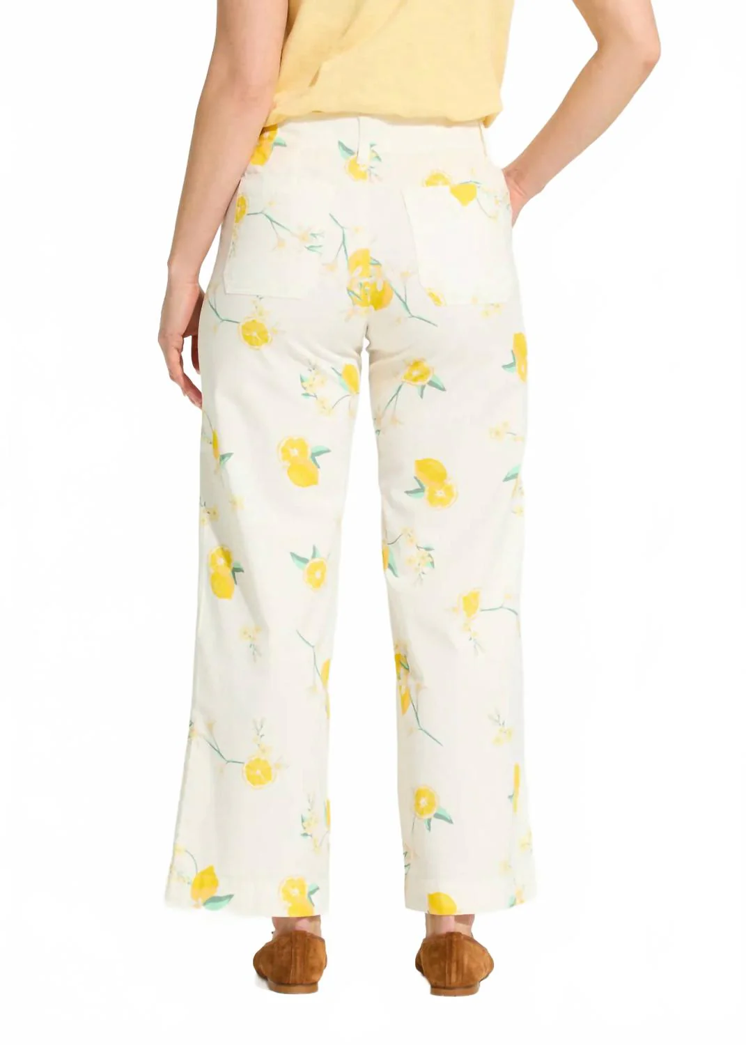 Women's Olivia Wide Ankle Lemons Pants