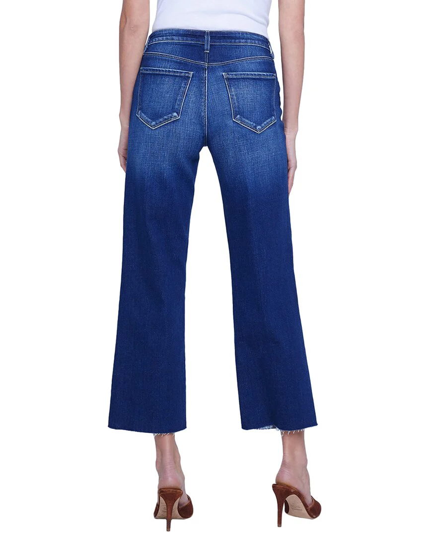 L’AGENCE Wanda High-Rise Crop Carson Wide Leg Jean