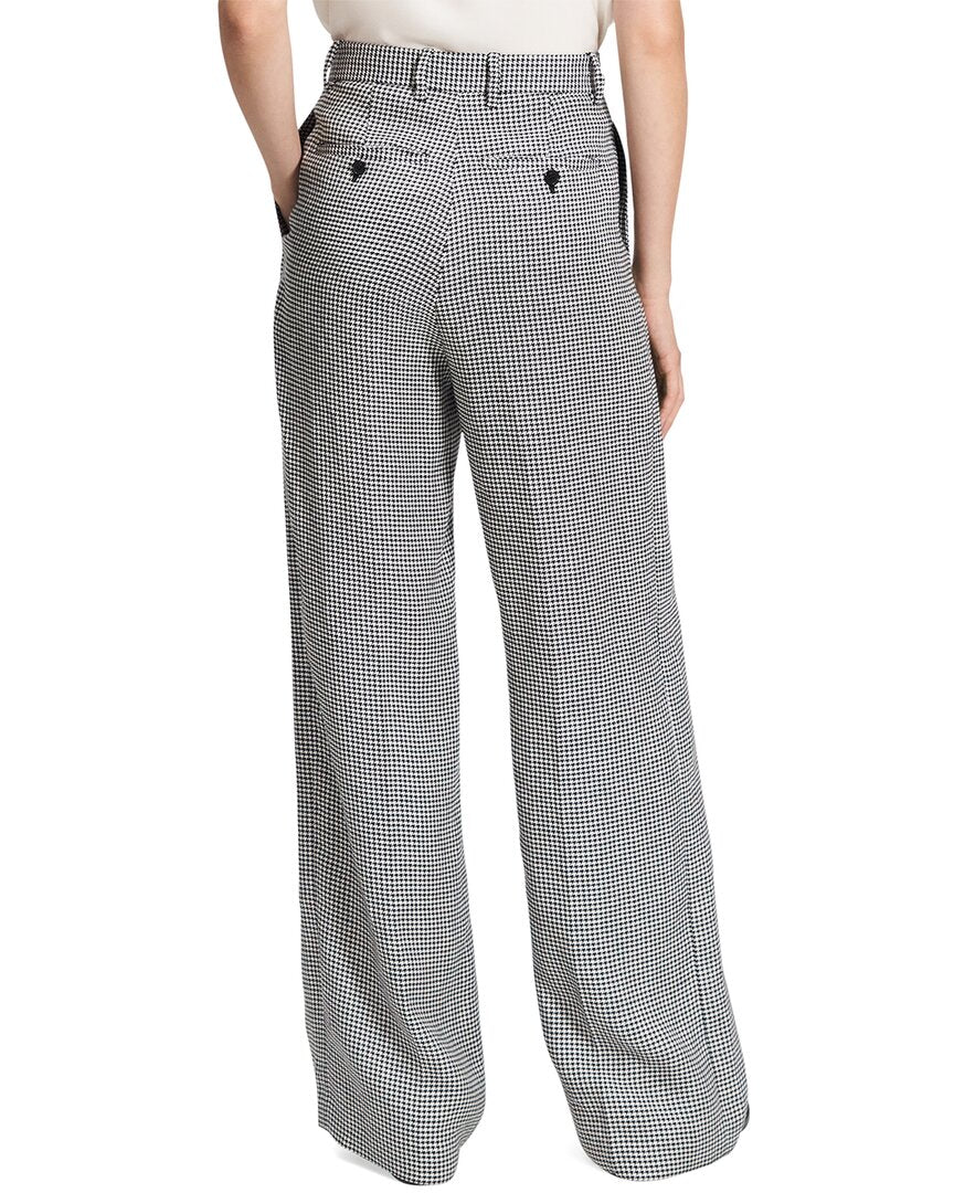 Theory Linen-Blend Classic Pant