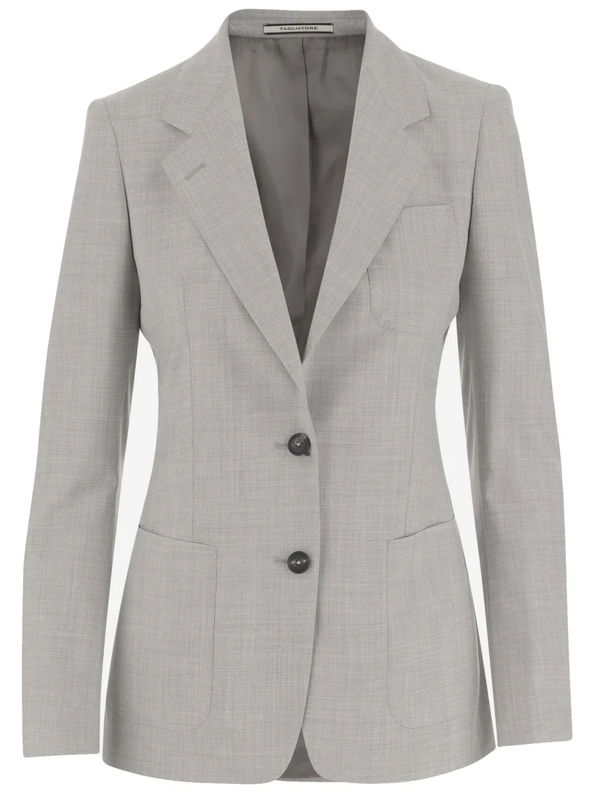 Tailored Virgin Wool Blazer