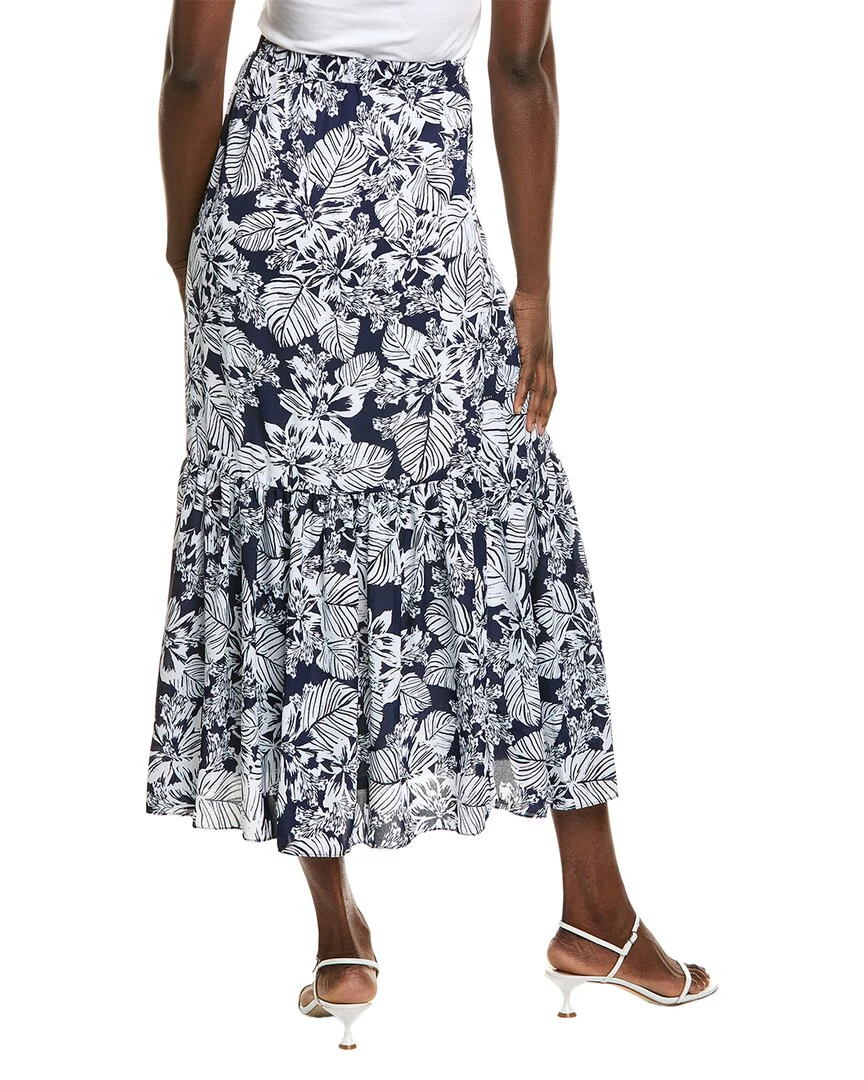 Jones New York Pull-On Ruffle Maxi Skirt
