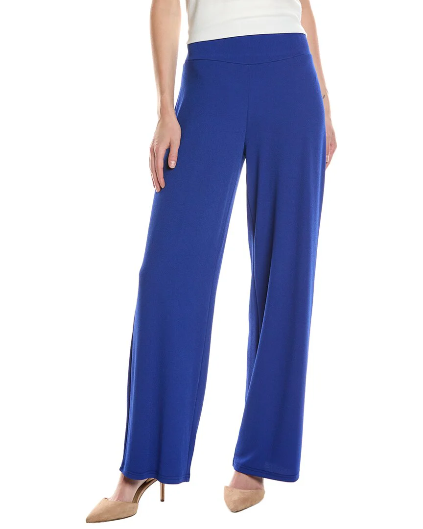 Anne Klein Crepe High-Rise Palazzo Pant