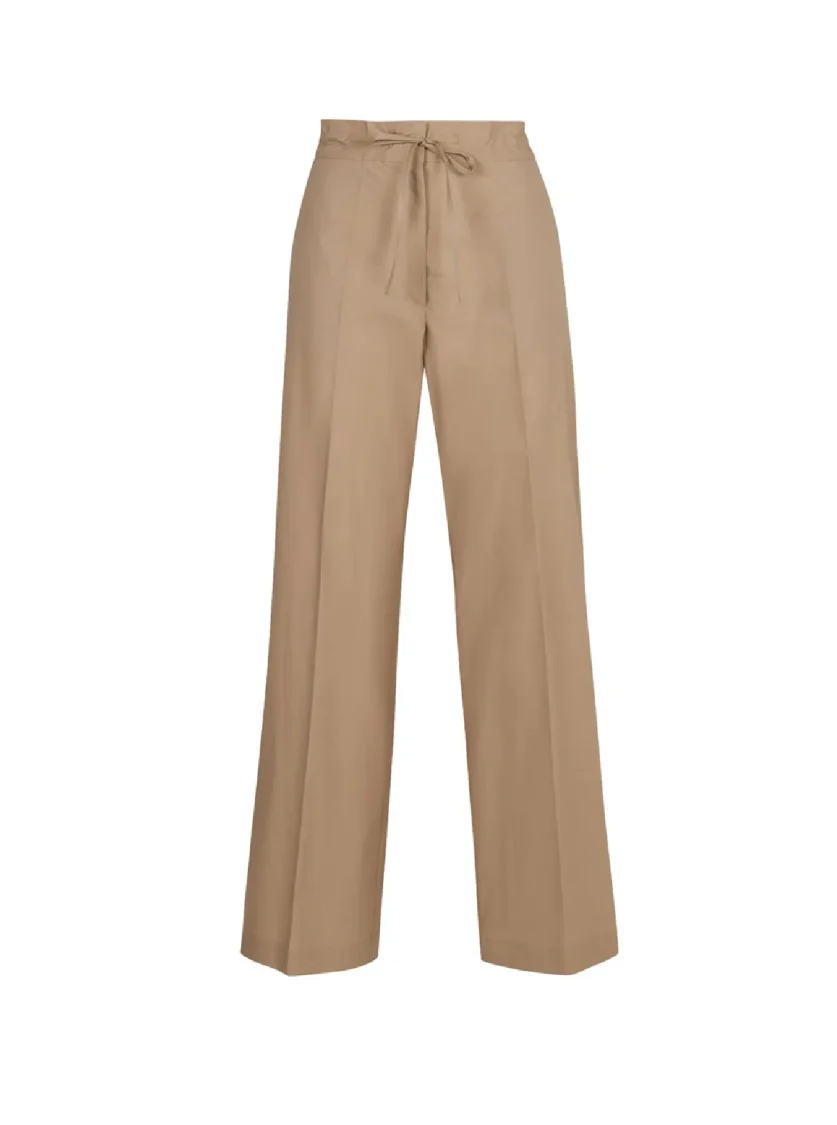 Wide-Leg Trousers With High Waist
