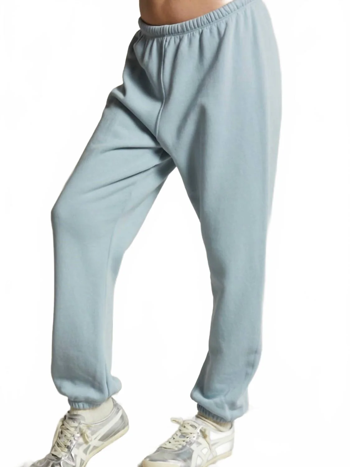 Stevie Fleece Easy Sweatpants In Mountain Blue