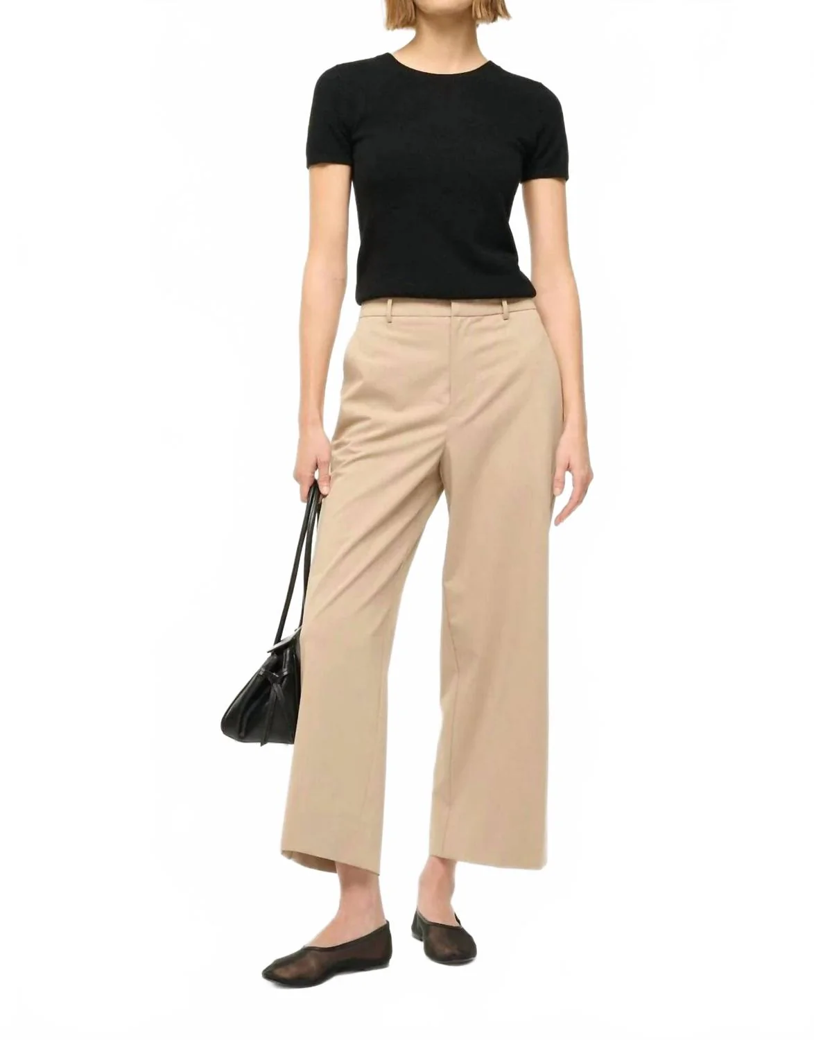 Prince Cropped Pant In Stone