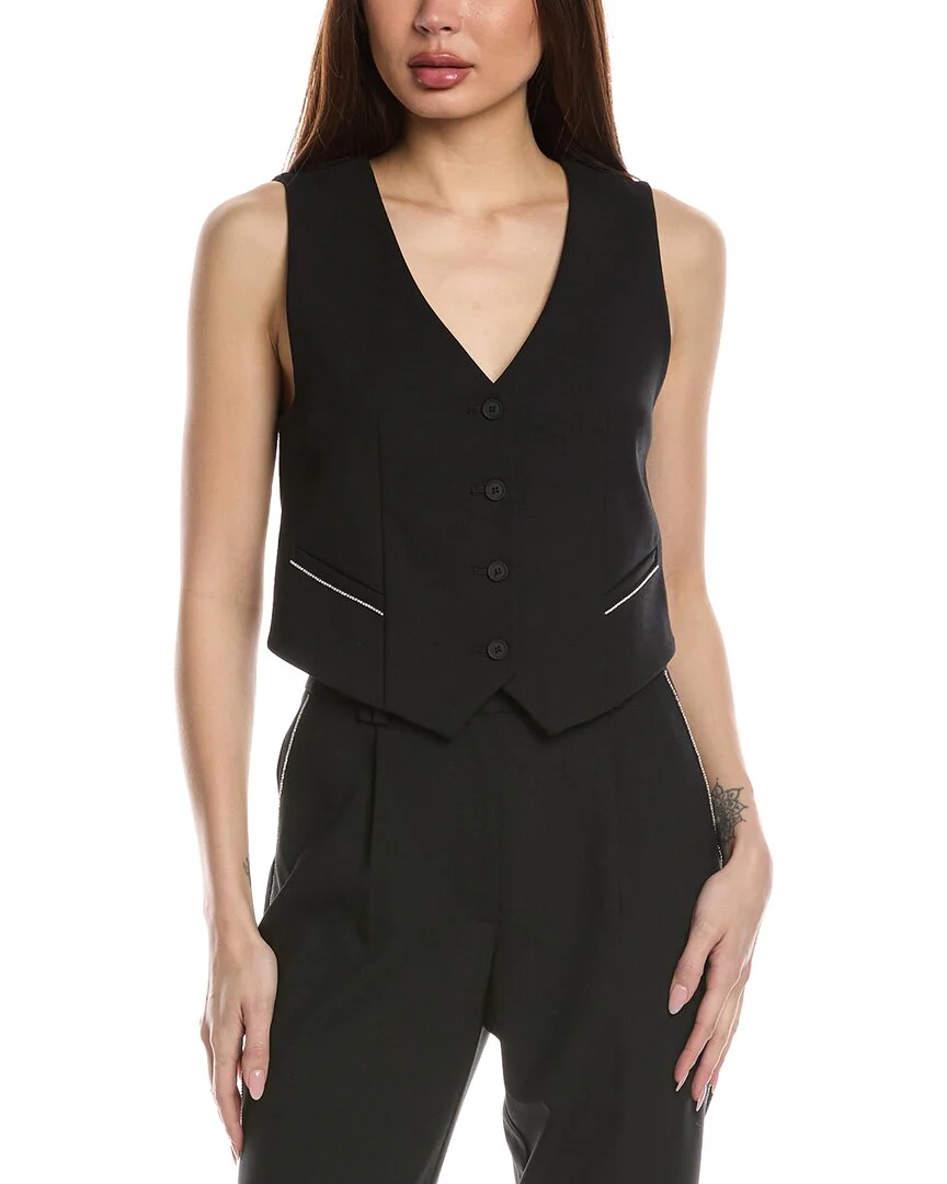 AllSaints Atlas Krys Wool-Blend Waistcoat