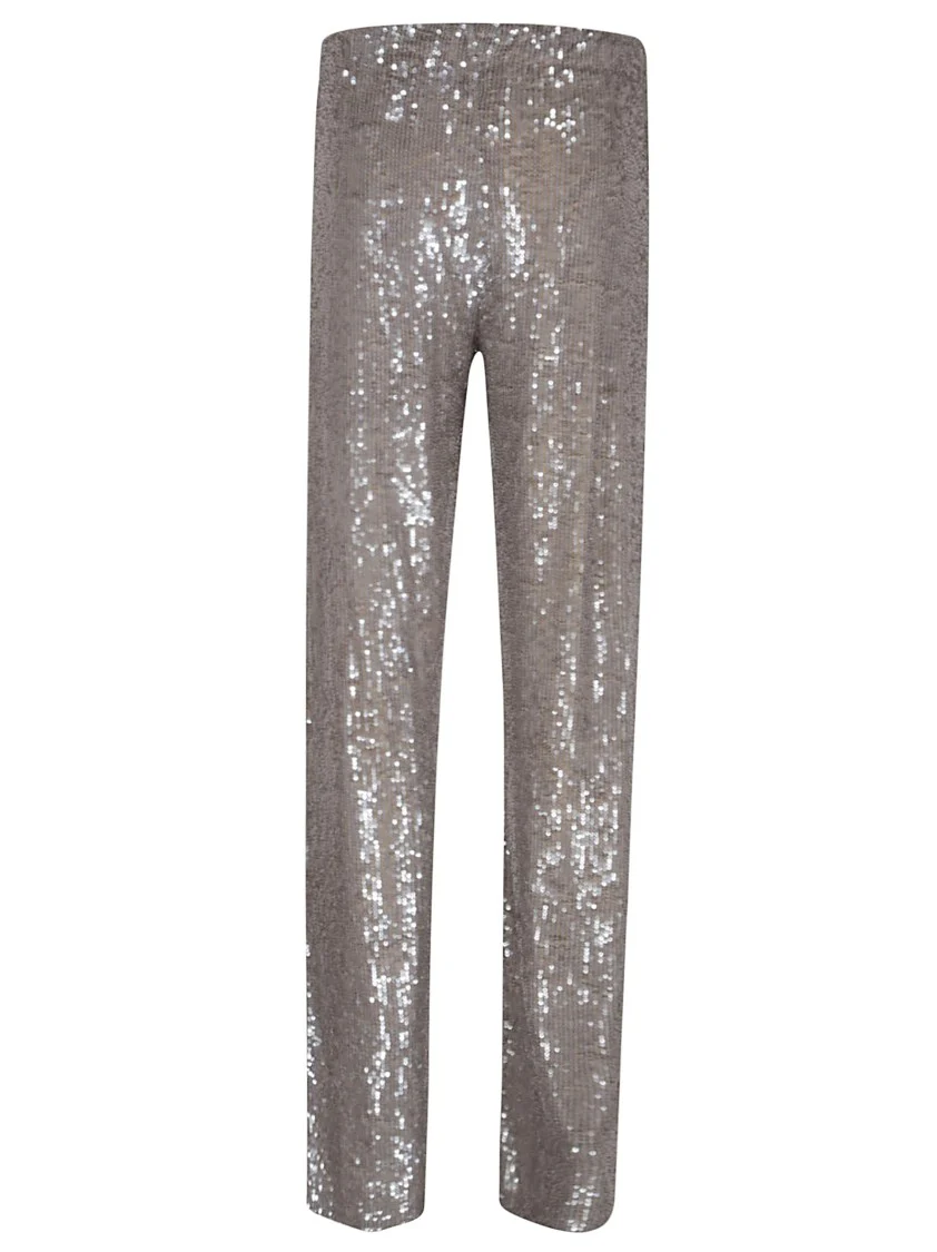 Dove Gray Sequin Trousers
