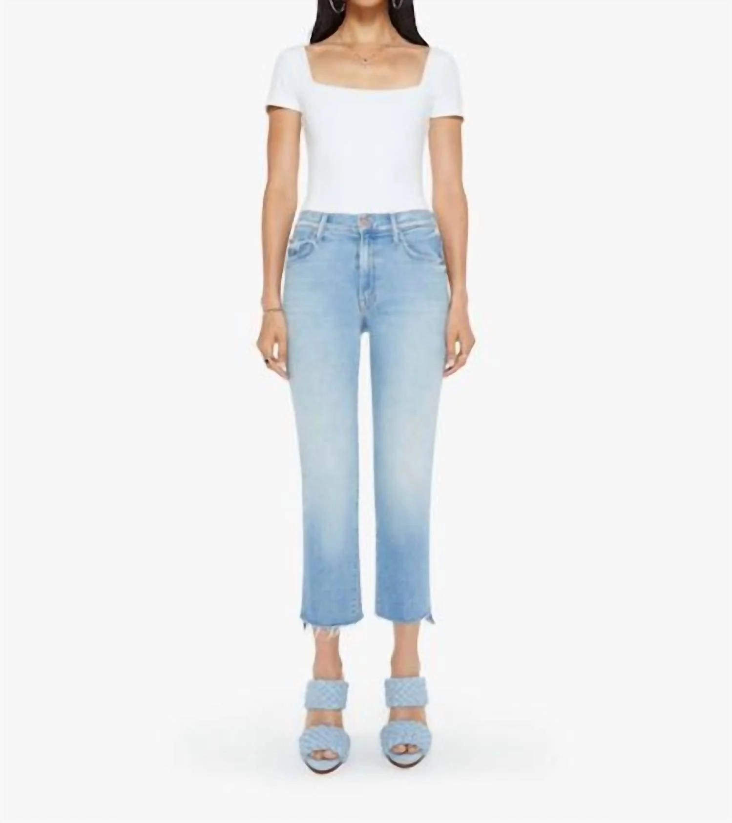 Insider Crop Step Fray In Can You Dig It