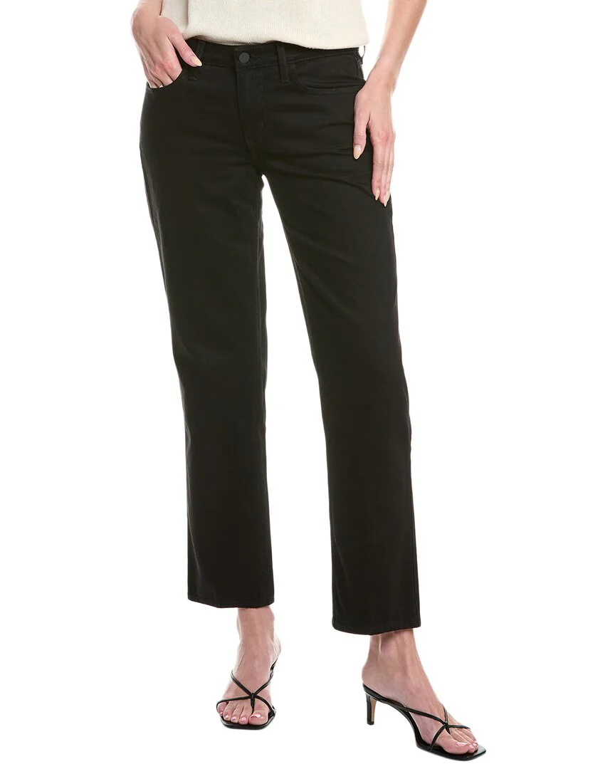 L’AGENCE Nevia Low-Rise Slouch Straight Noir Jean