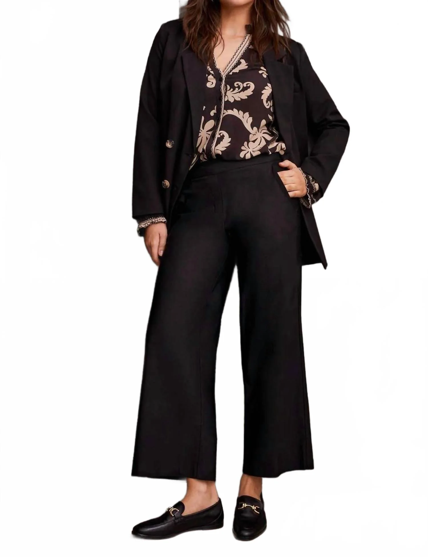 Women's Palazzo Pants In Black