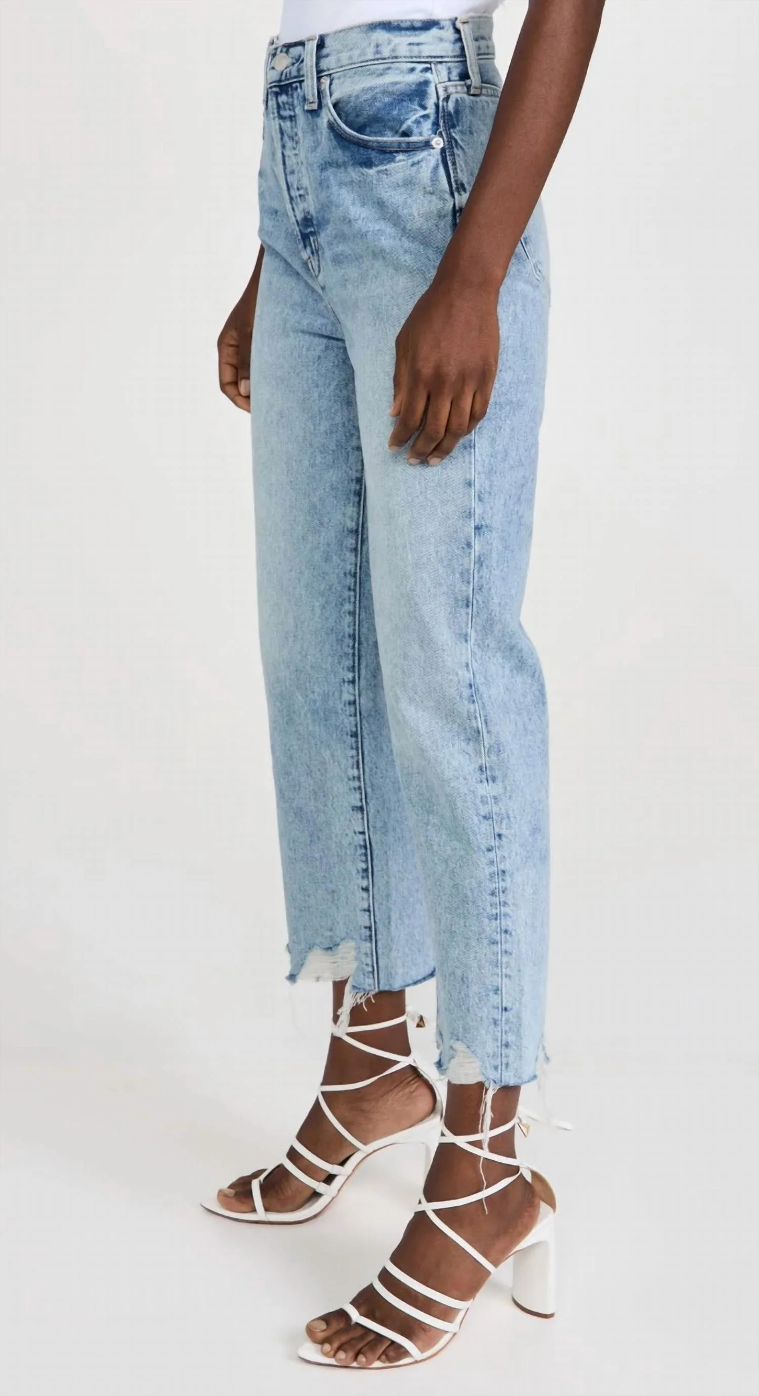 Cassie Crop Jeans In Palace