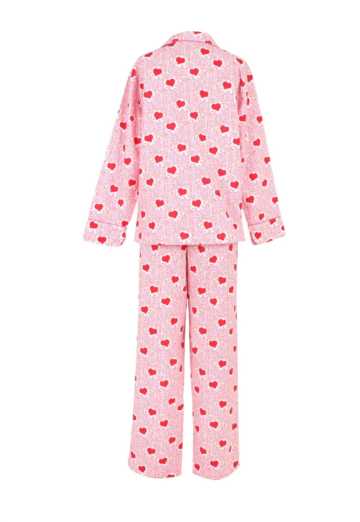 Women's Lotta Love Long Sleeve Pj Set In Pink