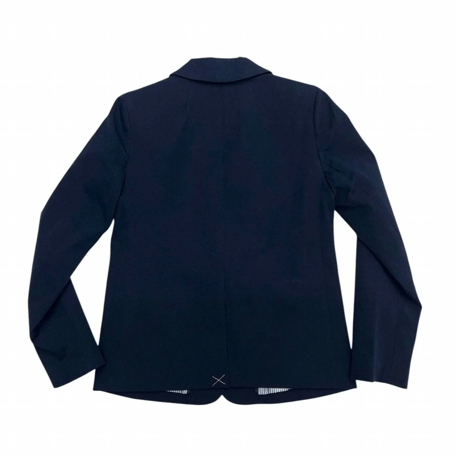 Cotton-Blend Two-Button Blazer In Navy