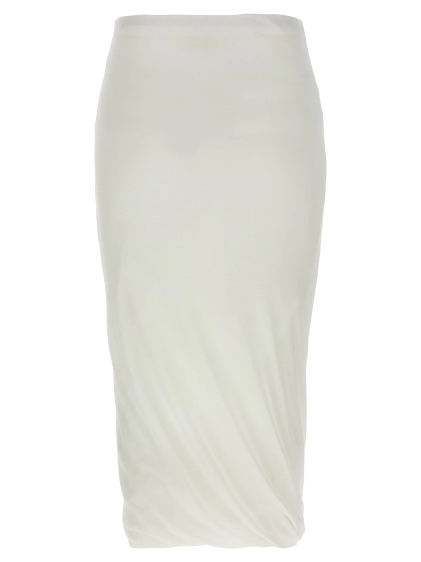 'Twisted' Midi Skirt