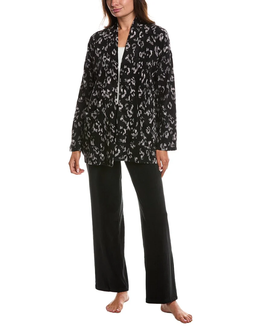 Donna Karan Sleepwear 2pc Layer Top & Pant Set