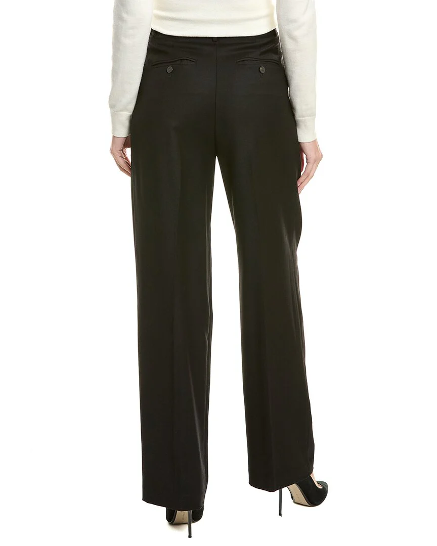 Theory Pleated Wool Trouser