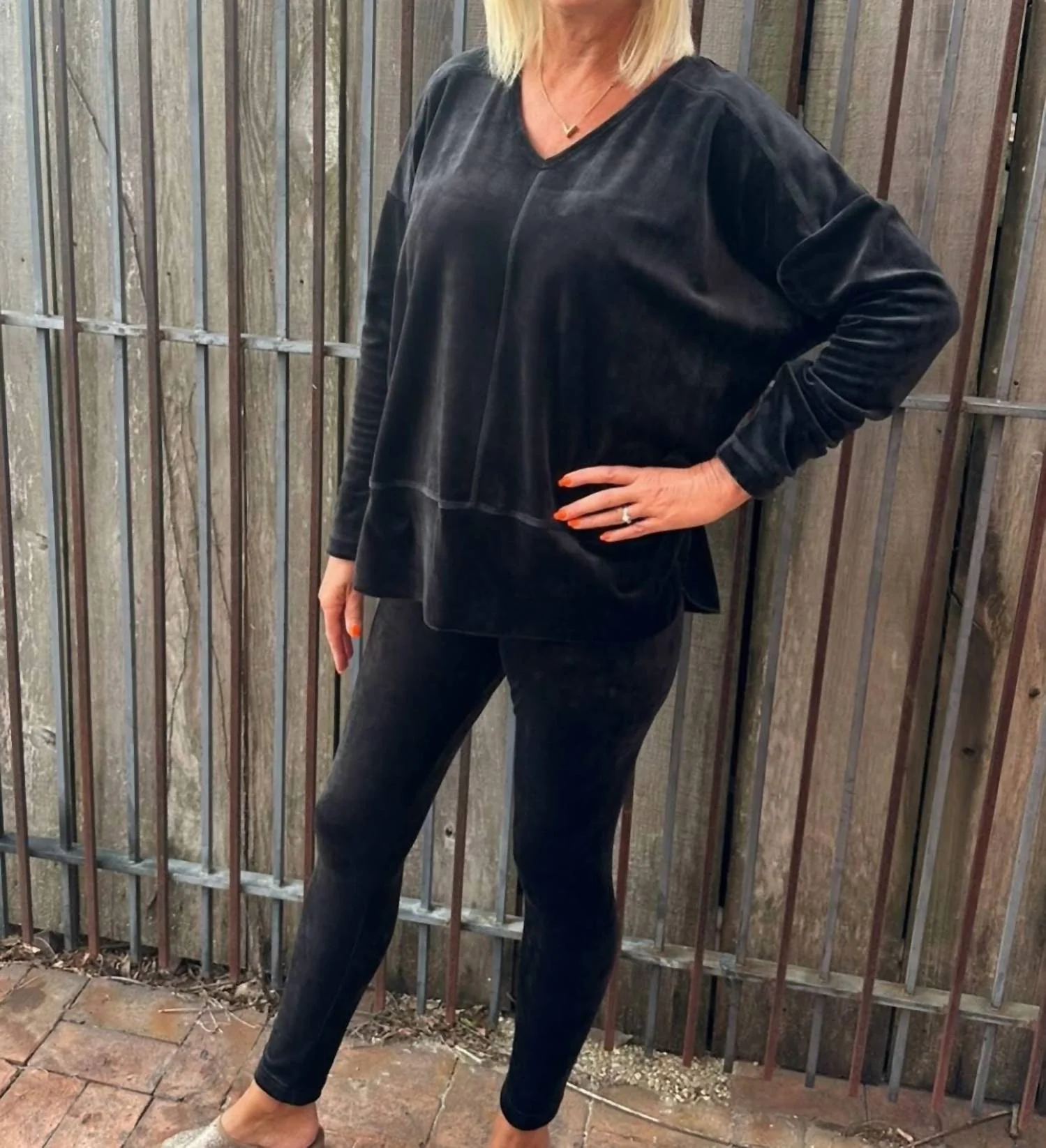 Soft And Cozy Set In Black