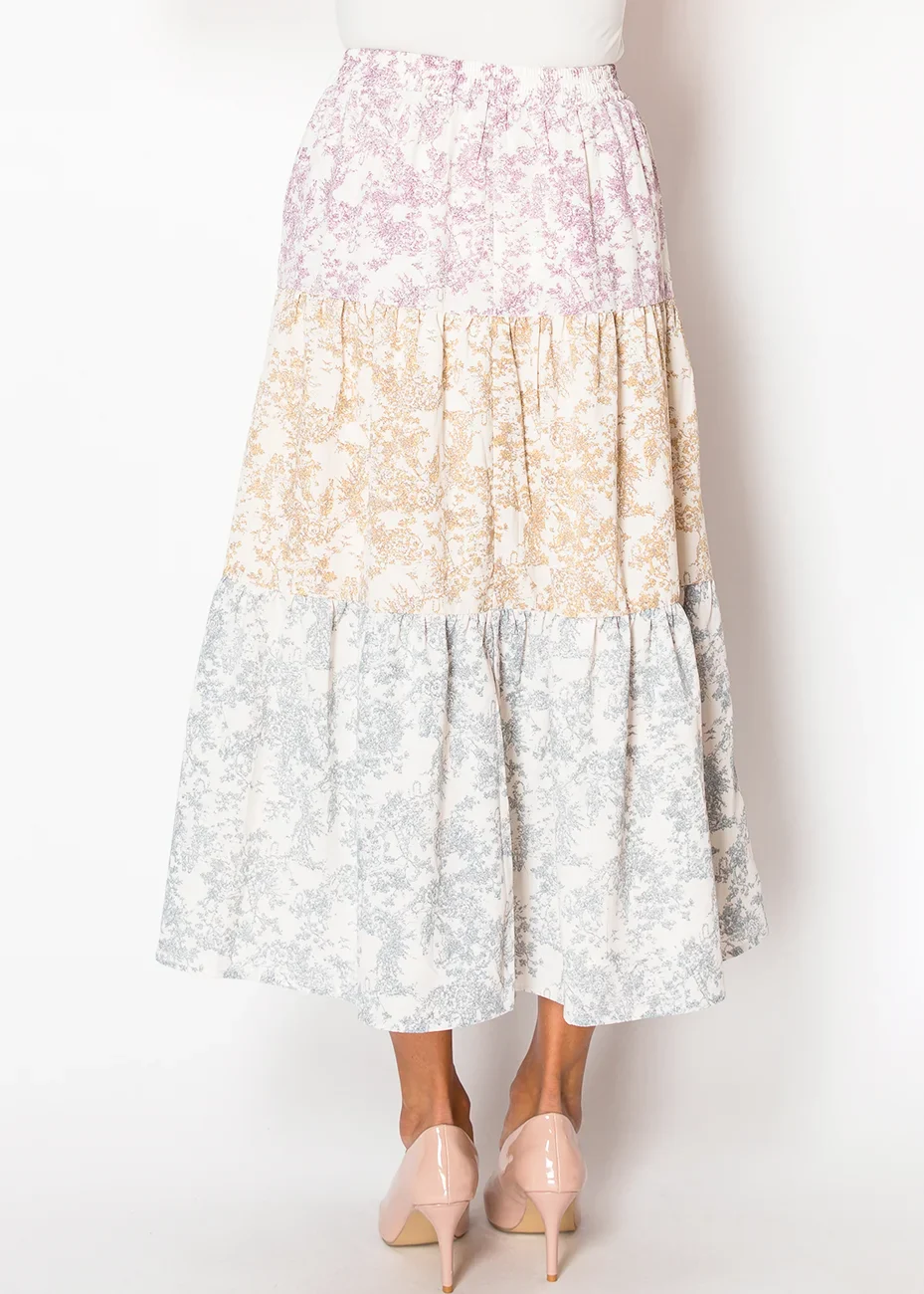 Floral Tier Skirt