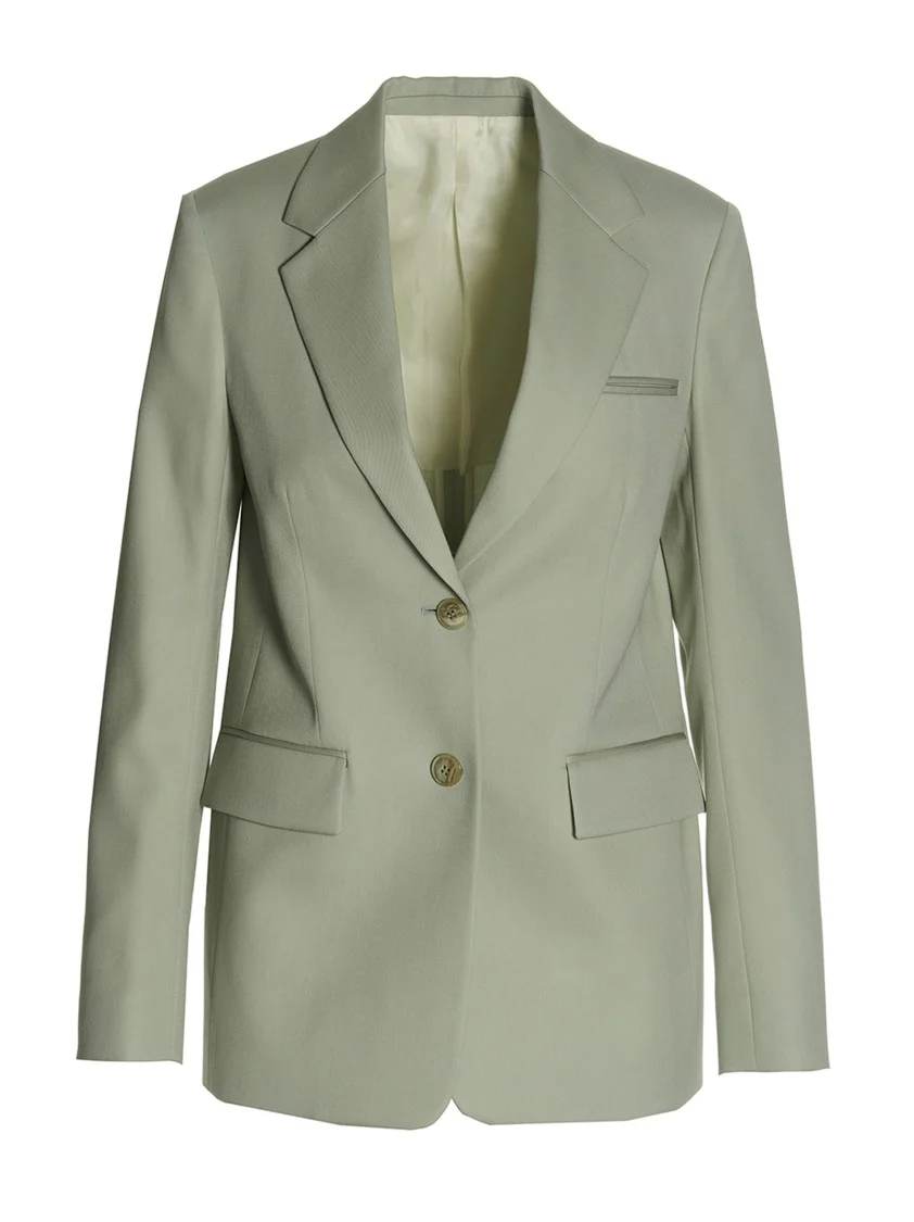 Wool Single Breast Blazer Jacket