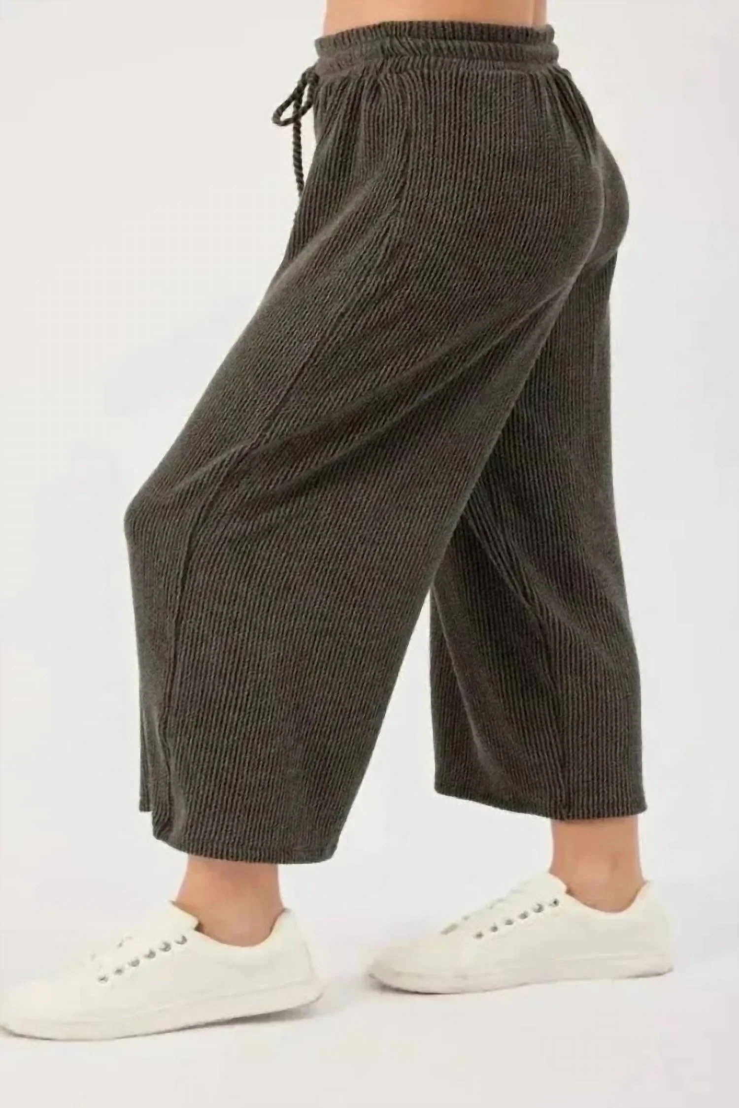 Amanda Wide Leg Pant In Black