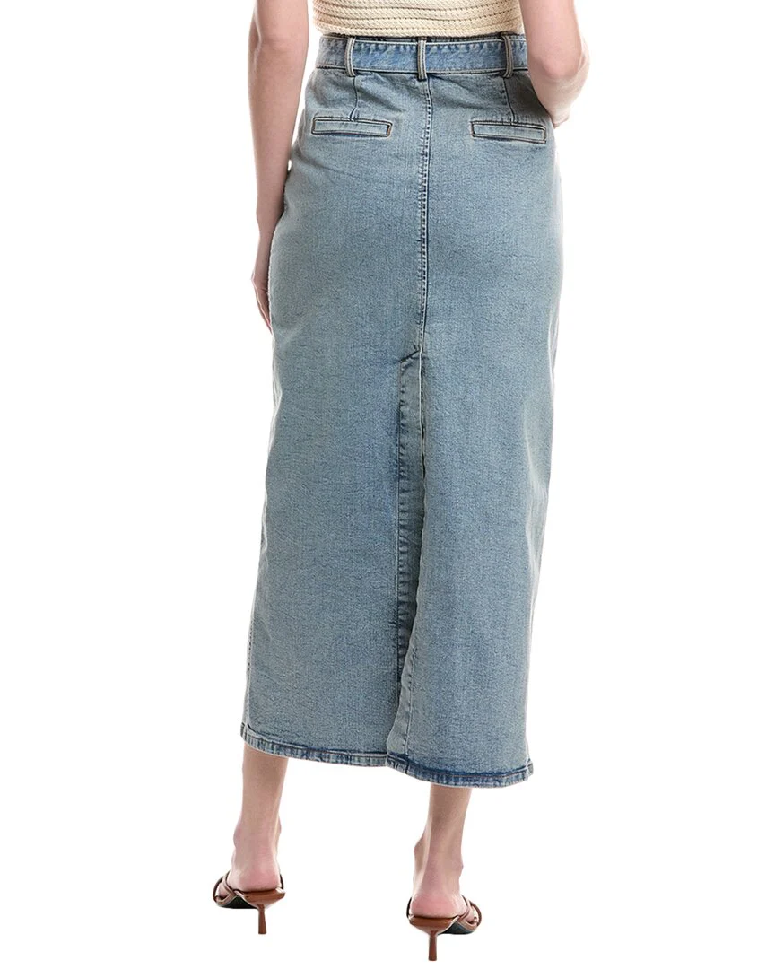 Kenneth Cole Belted Maxi Skirt