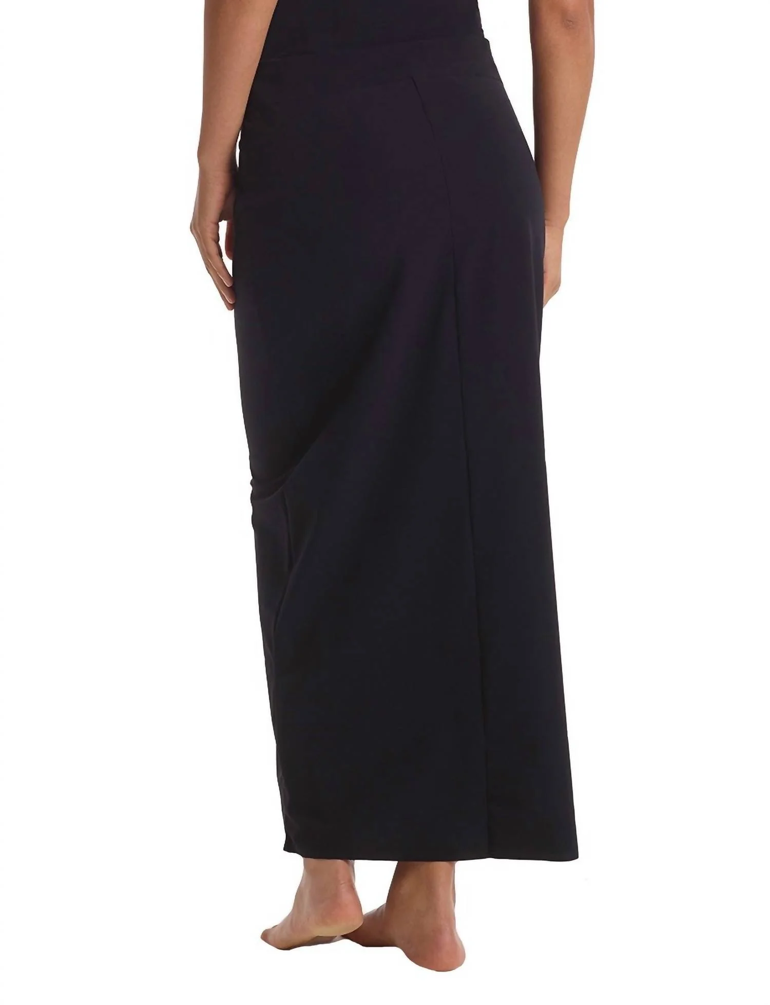 Classic Maxi Half Slip Skirt In Black