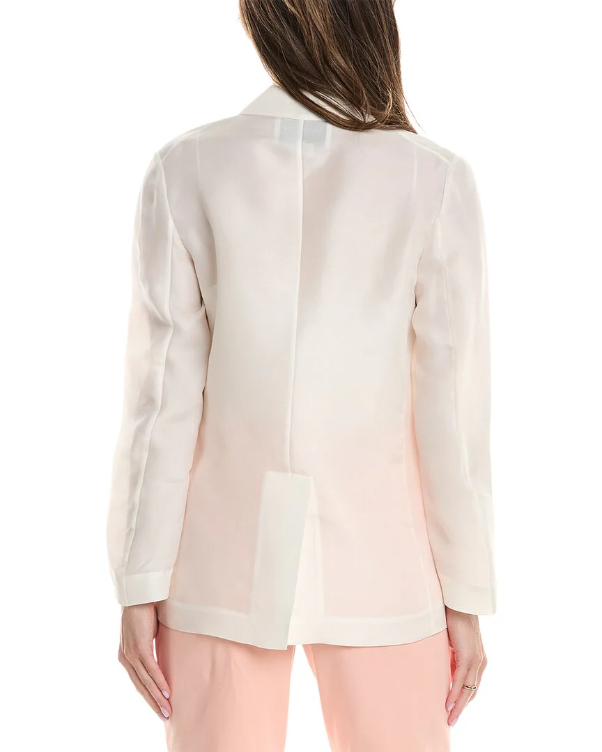 Lafayette 148 New York Silk Blazer