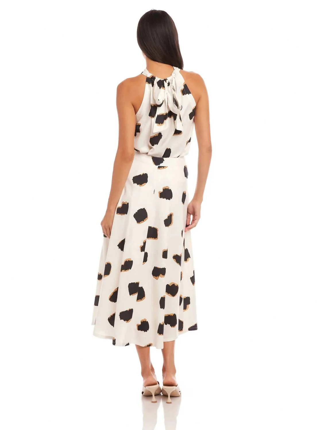 Lexi Skirt In Sahara Twill Print