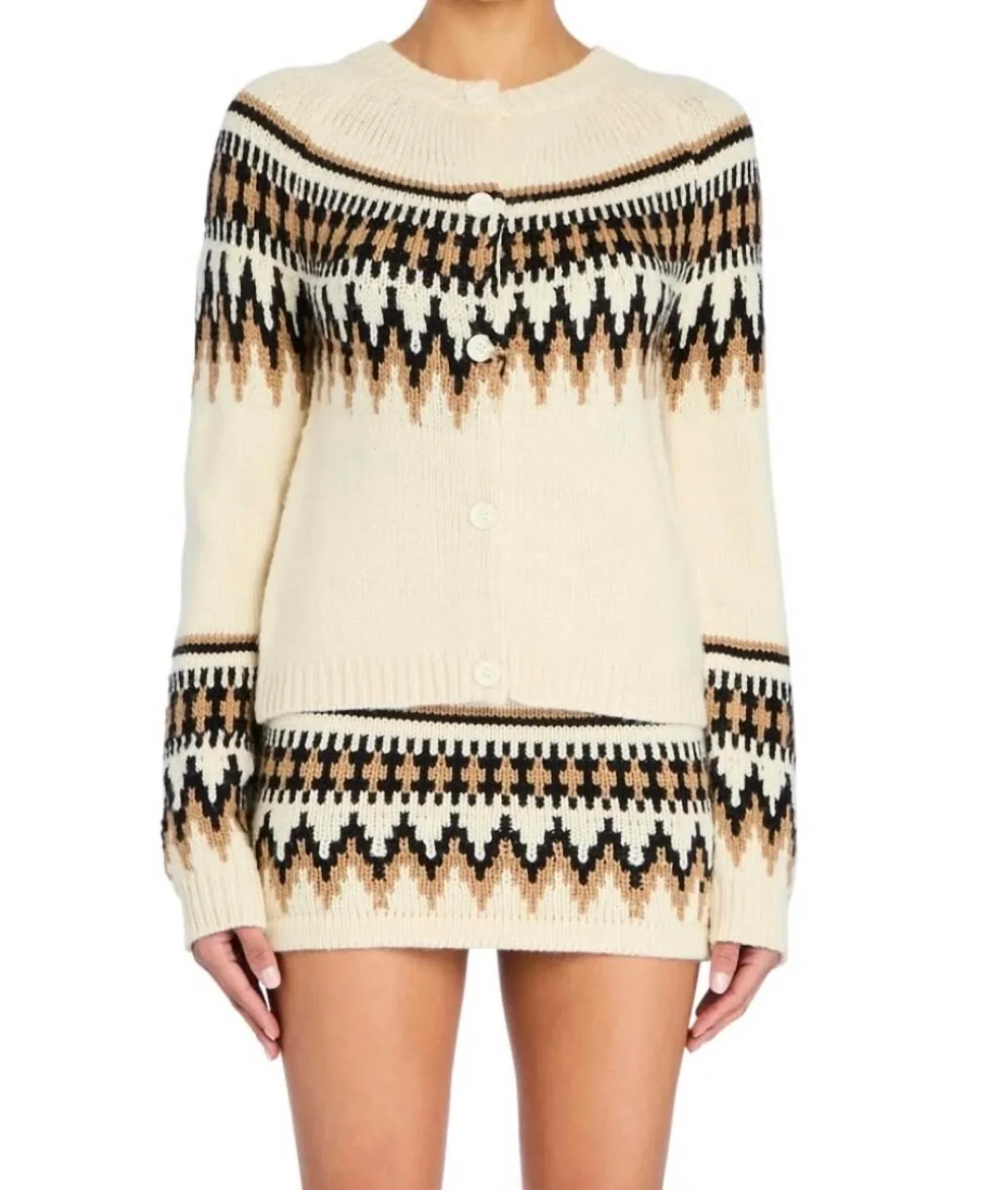 Sierra Mini Skirt In Egg Shell