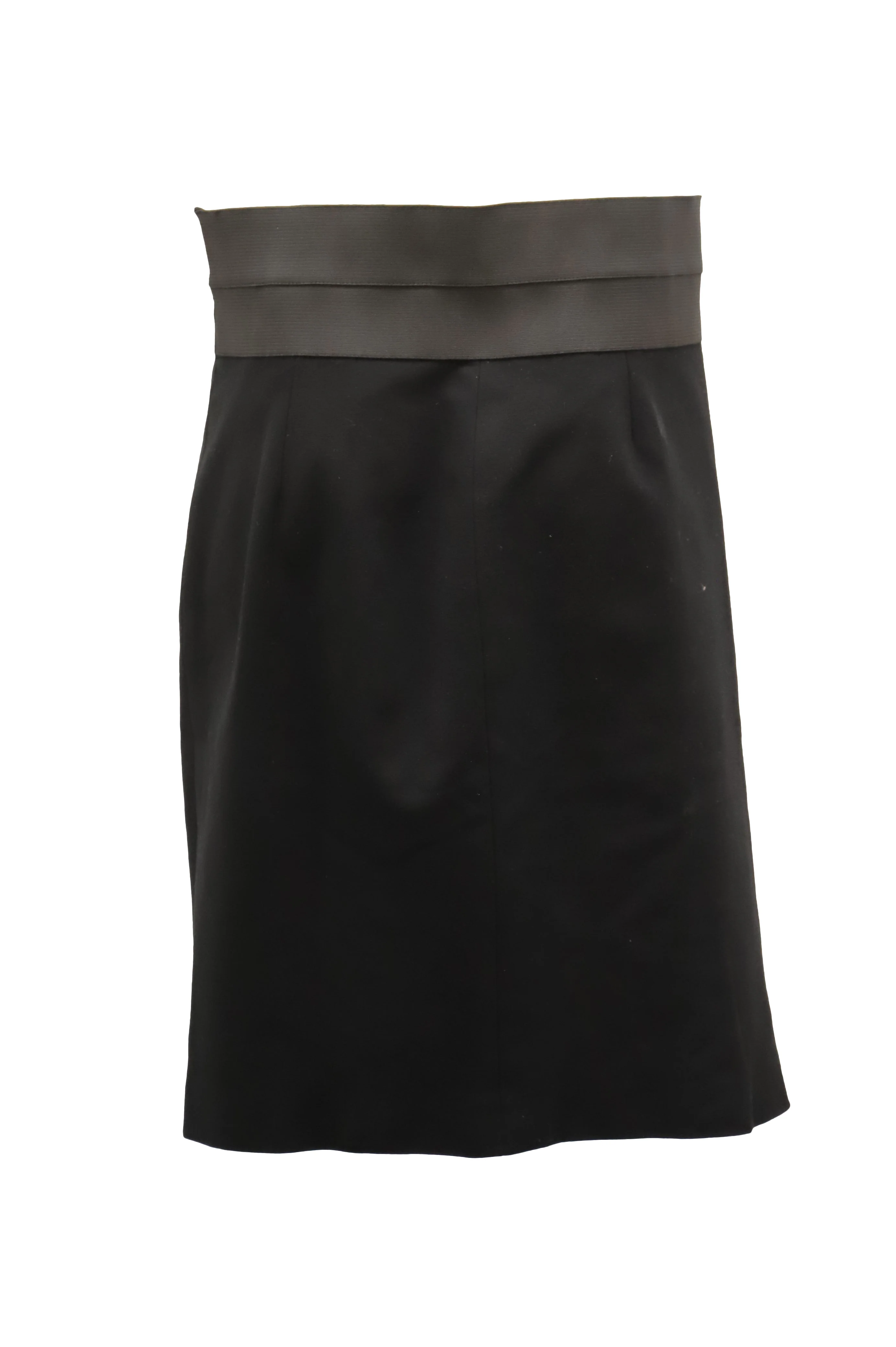 Akris Punto High-Waist Pencil Skirt in Black Viscose