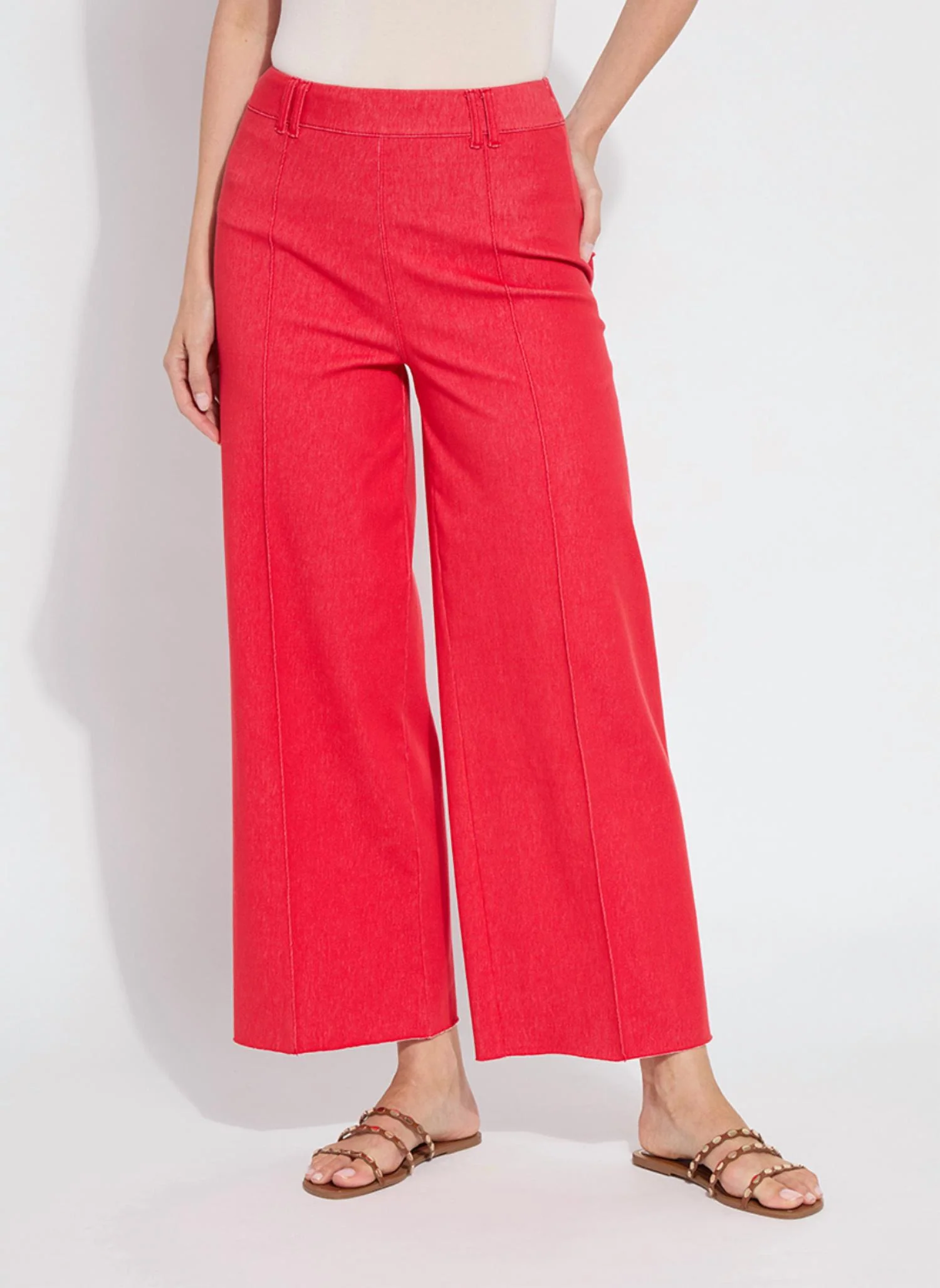 Erin Pintuck Reprieve Denim In Lipstick Red